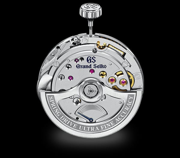 Todos os 5 novos modelos Grand Seiko utilizam o calibre 9RB2 Spring Drive U.F.A.