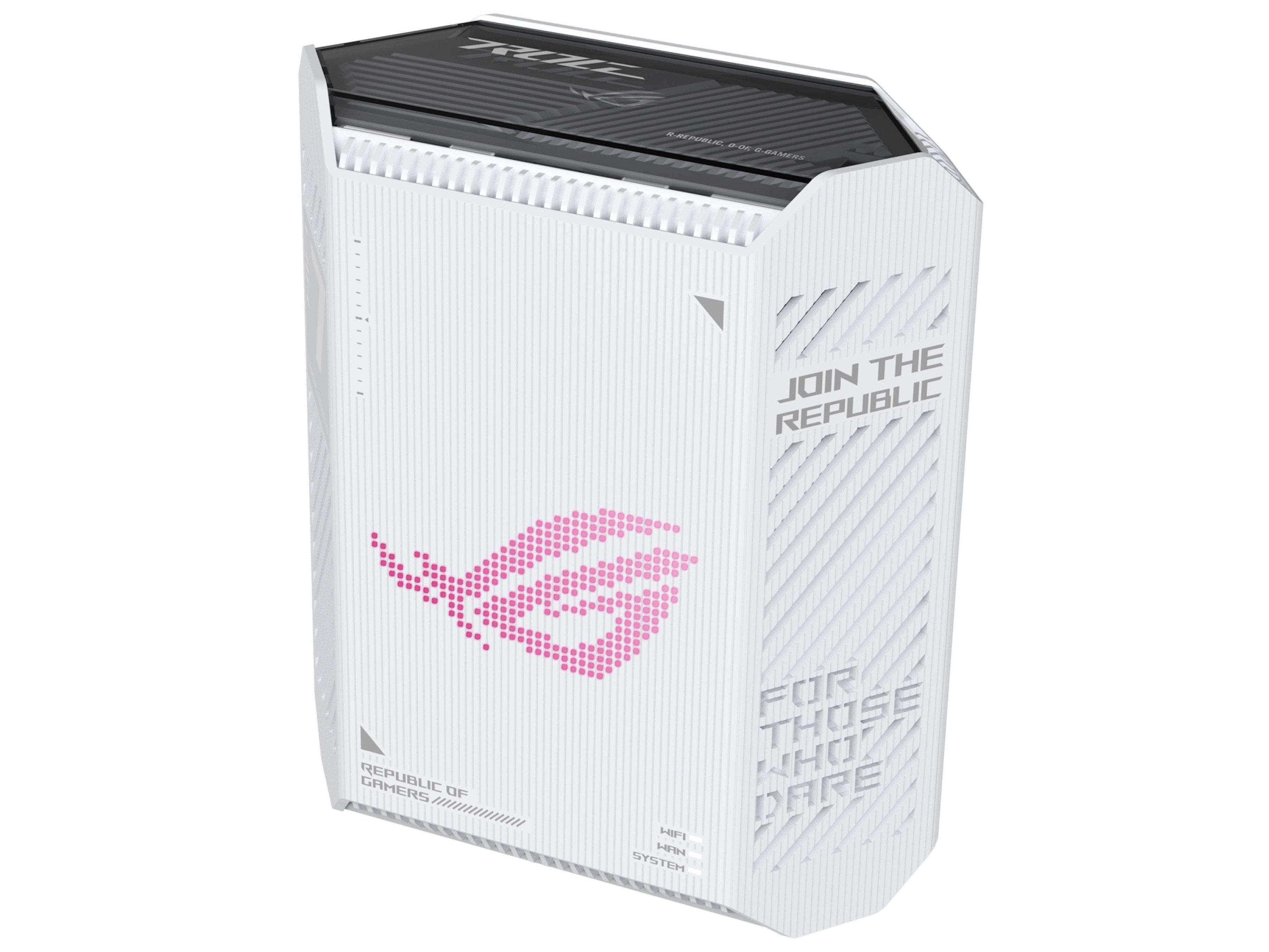 O roteador ROG Strix GS-BE7200 WiFi 7 apresenta estética arrojada