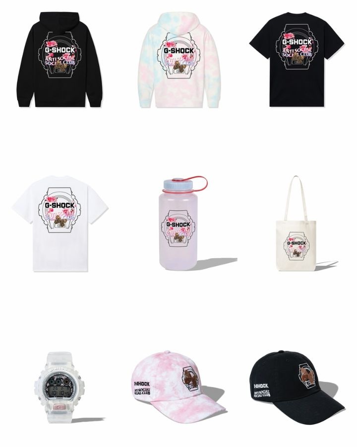 A coleção Casio G-Shock x Anti Social Social Club