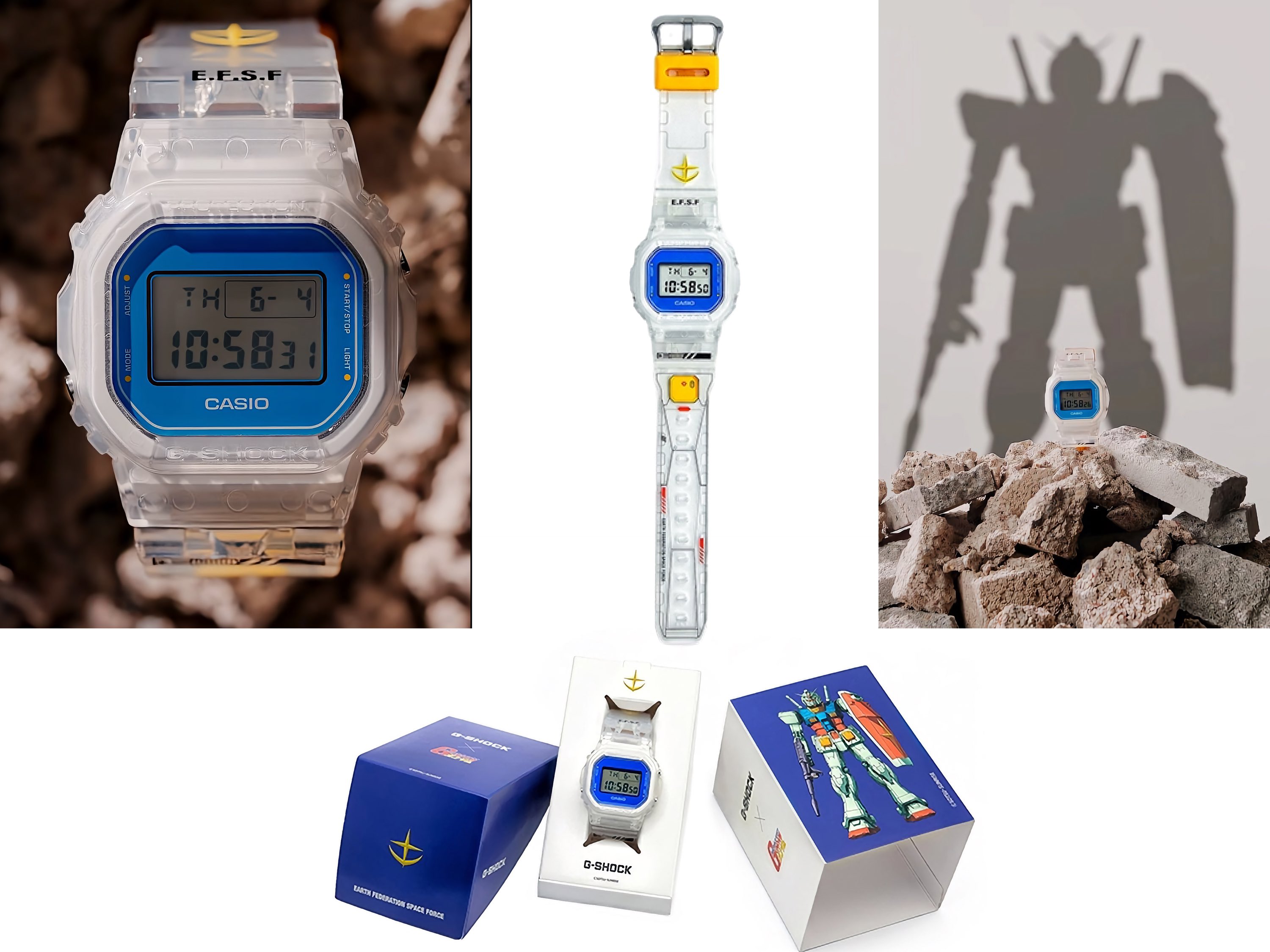 A Casio criou um G-Shock incrivelmente legal com o tema Gundam