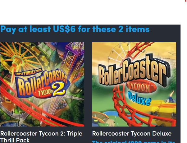 Imagem decorativa. A primeira camada contém um total de 2 itens (Fonte da imagem: Humble Bundle)