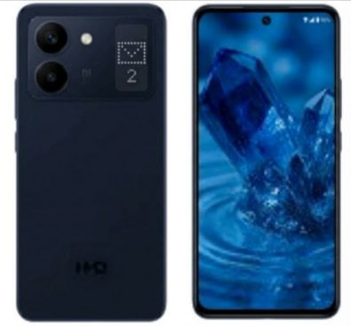 O HMD Pulse 2T Pro é mostrado com um ecrã secundário ao lado das câmaras traseiras.