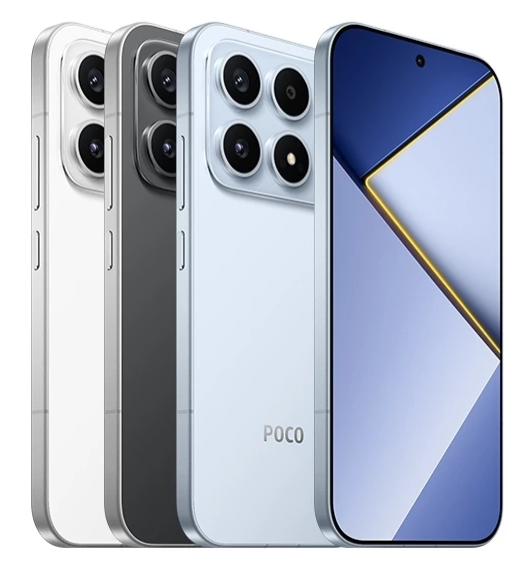 Todas as opções de cores do Poco X8s