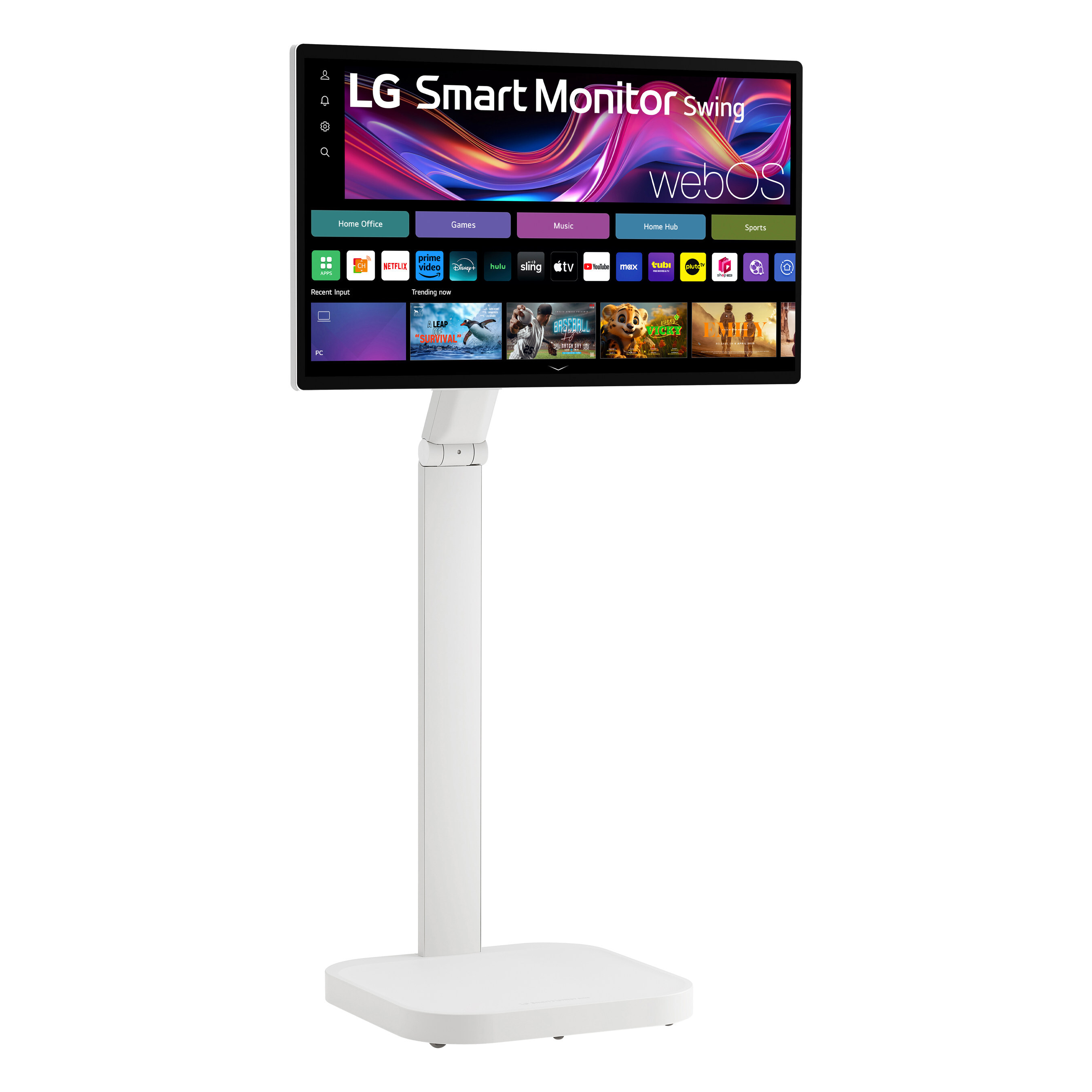 O Smart Monitor Swing da LG com tela UHD e WebOS 24 está à venda