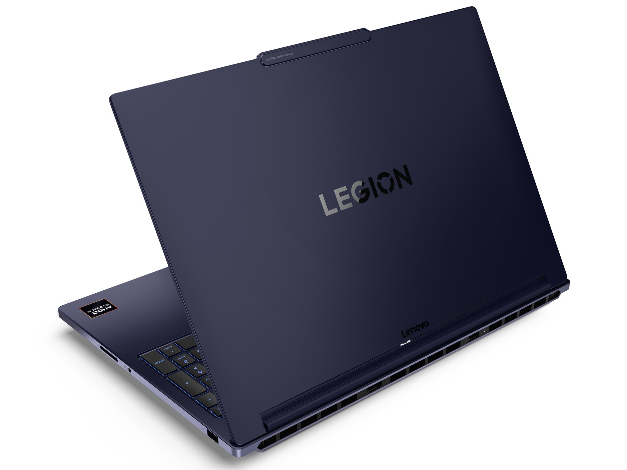 O Lenovo Legion 7a Gen 11 estará disponível em duas cores, Glacier White e Nebula, como mostrado aqui. (Fonte da imagem: Lenovo)