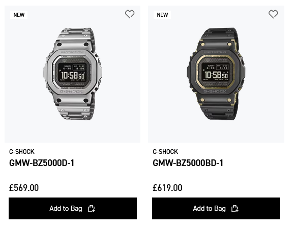 (Fonte da imagem: Casio UK)