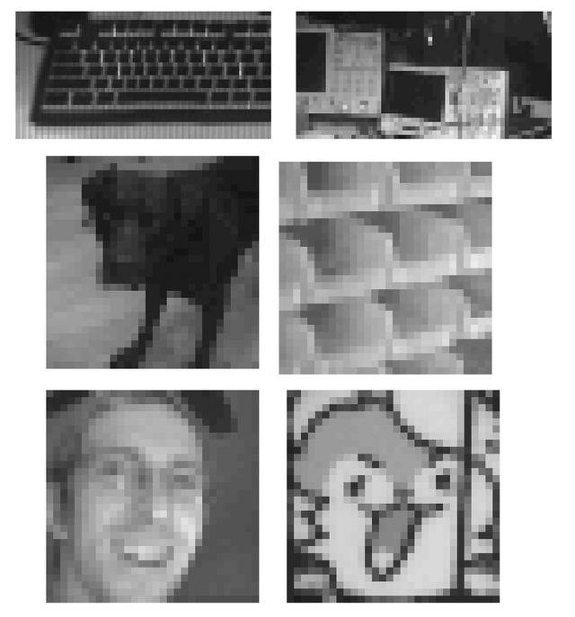 Algumas amostras de imagens da câmera DIY. (Fonte da imagem: u/Dycus via r/electronics)