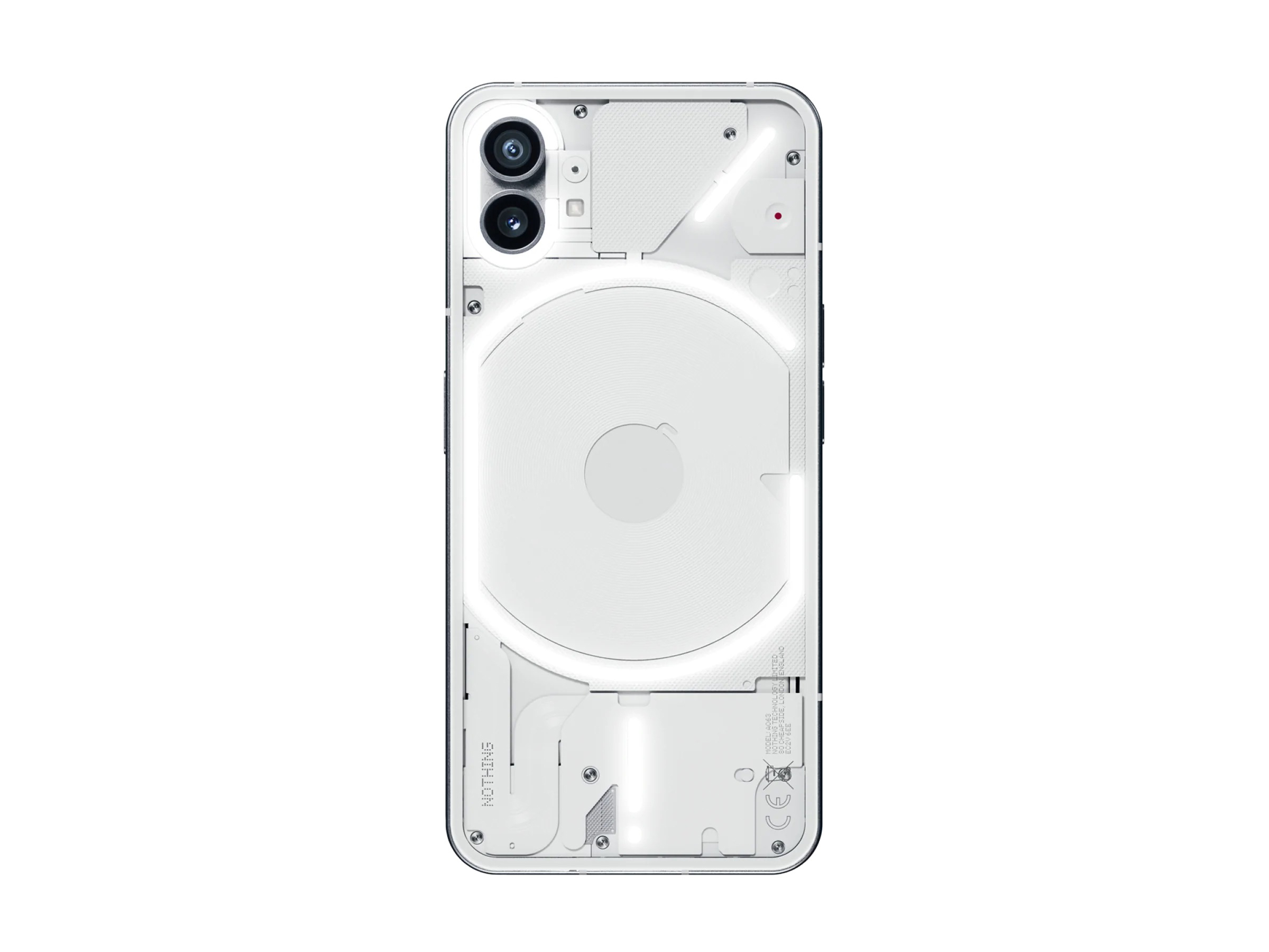 Nothing Phone (1) ホワイト Revisão: Nothing Phone (1) - peça de designer transparente a preço