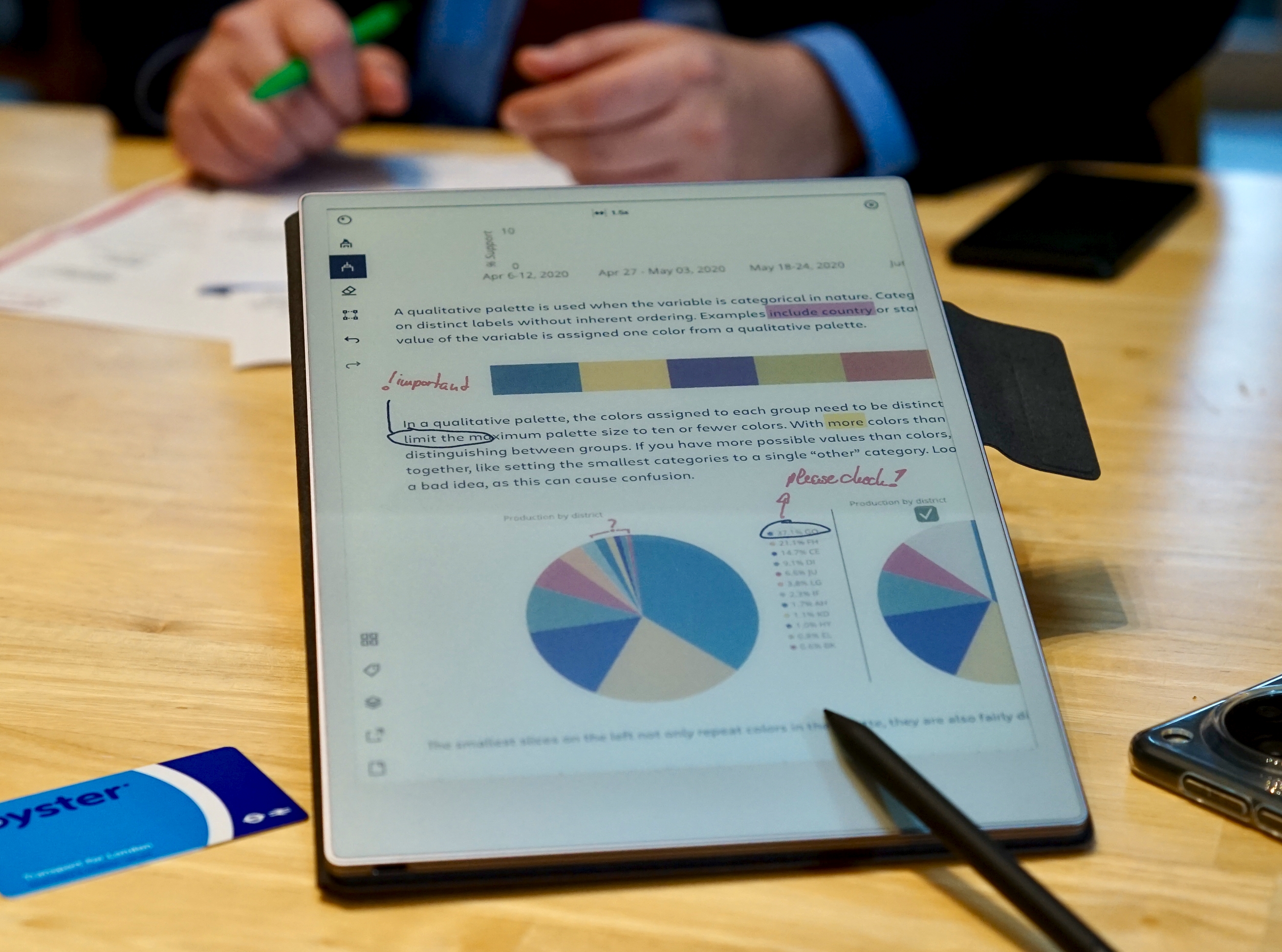 Avaliação do Remarkable Paper Pro - Caderno digital colorido e