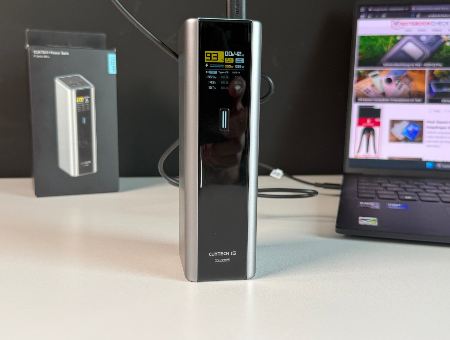 Teste do Cuktech 15 Ultra Powerbank