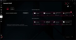 Configurações do Armoury Crate