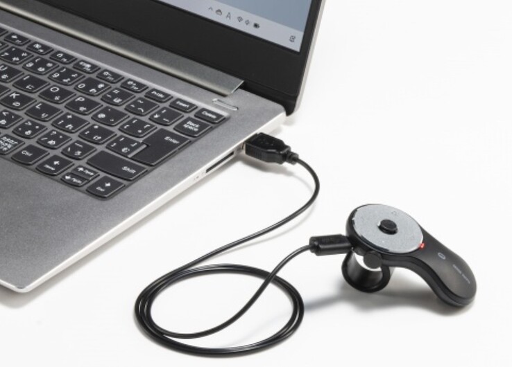 O Sanwa Finger Mouse é recarregado usando o cabo de carregamento incluído quando conectado a uma porta USB-A do computador ou a uma fonte de alimentação USB. (Fonte da imagem: Sanwa Supply)