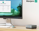 O DeskMini UM700 com o Manjaro Linux deve ser enviado em fevereiro. (Fonte da imagem: MINISFORUM)