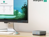 O DeskMini UM700 com o Manjaro Linux deve ser enviado em fevereiro. (Fonte da imagem: MINISFORUM)
