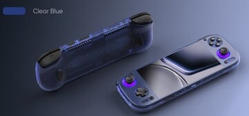 O AYN Odin 3 em Clear Blue. (Fonte da imagem: AYN)