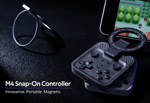 O Abxylute M4 Snap-On Controller também estará disponível em preto e cinza. (Fonte da imagem: Abxylute)