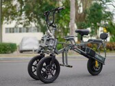 O Afreda S6 Pro é um e-bike de 3 rodas invertido, com a estrutura dando estabilidade ao pedelec. (Fonte da imagem: Afreda)