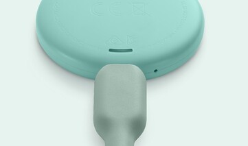 O Chipolo Loop carrega através de uma porta USB-C. (Fonte da imagem: Chipolo)