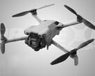 Uma foto do DJI Mini 5 Pro de um aparente testador beta da DJI. (Fonte da imagem: via Drone-Hacks &amp; Jasper Ellens)