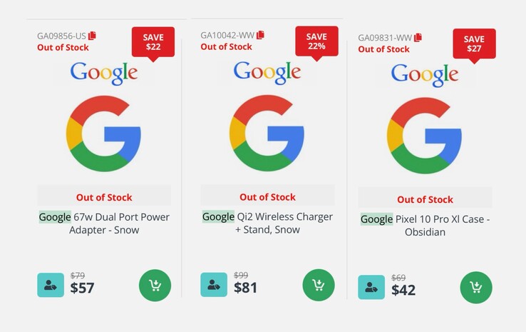 Uma loja online canadense já listou acessórios para o Google Pixel 10. (Fonte da imagem: DirectDial)