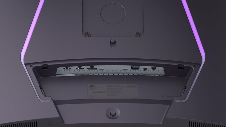 O LG UltraGear 37G800A também contém um suporte ajustável e um suporte VESA de 100 x 100 mm para suportes de terceiros ou montagem na parede. (Fonte da imagem: LG)