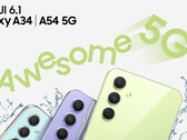 Galaxy A34 e Galaxy A54 estão recebendo a atualização One UI 6.1, mas sem os recursos de IA (Fonte da imagem: Samsung [Editado])
