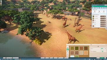Na imagem: uma captura de tela do jogo Planet Zoo.