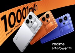 O Realme P4 Power 5G possui uma câmera primária de 50 MP com OIS (Fonte da imagem: Realme)