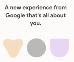 Android 12 é reduzido a &quot;uma nova experiência&quot; na página de produtos Pixel 6. (Imagem: Google)