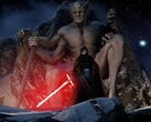Imagem do mod Lightsabers (Magicka Sabers). (Fonte da imagem: SkyrimRenKylo - Nexus Mods)