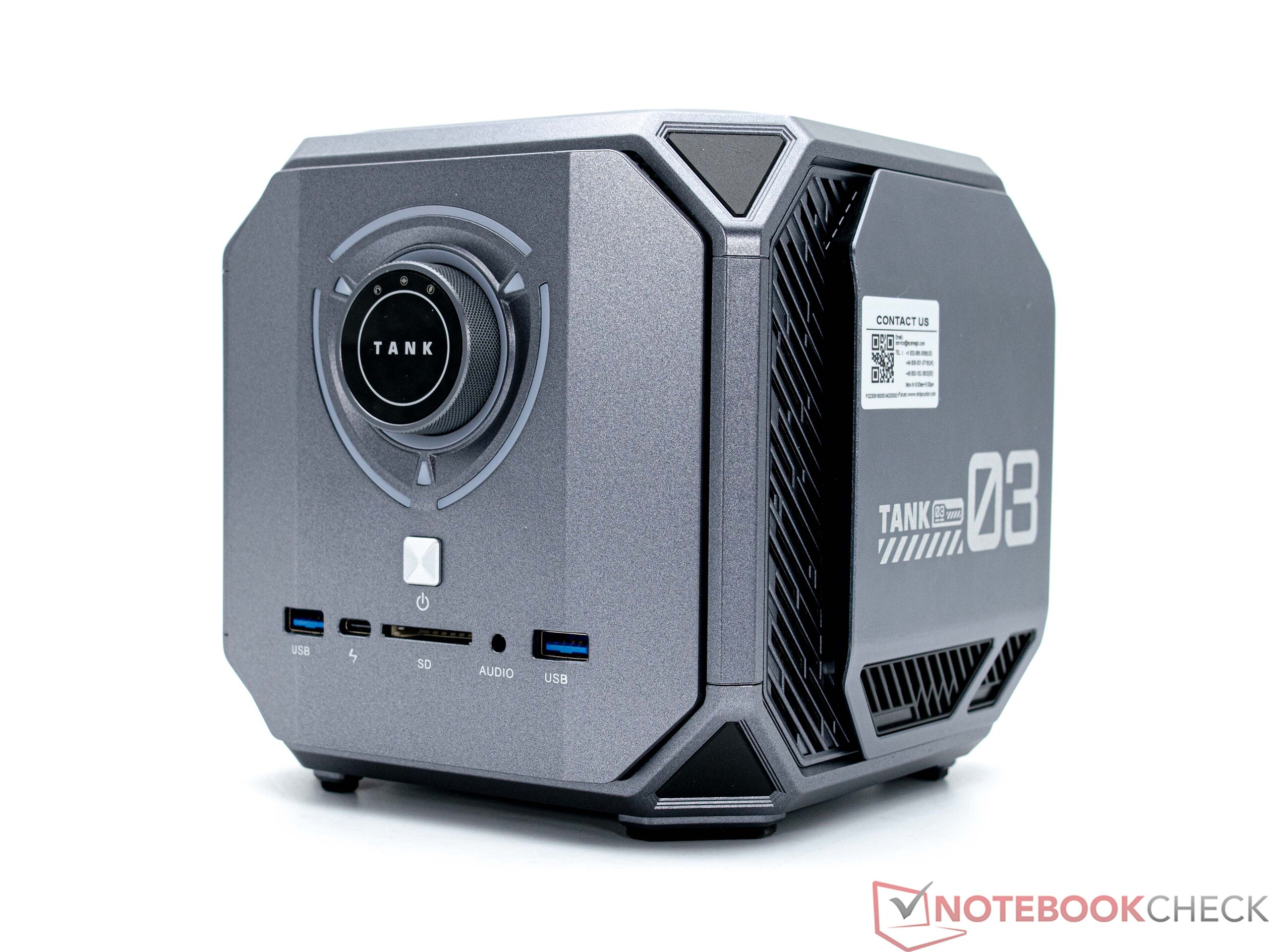 ミニPC ACEMAGIC TANK 03 Core i9 RTX3080 Mini PC Tank 03 em formato de cubo promete alto desempenho com