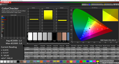 CalMAN ColorChecker calibrado