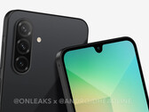 O Galaxy A26 tem um design familiar. (Fonte da imagem: Android Headlines &amp; @OnLeaks)