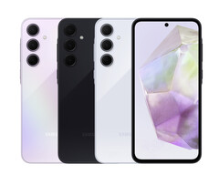 O Galaxy A55. (Fonte da imagem: Samsung)