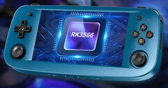 O Anbernic RG503 tem um display AMOLED de 4,95 polegadas e um RK3566 SoC. (Fonte da imagem: Anbernic)