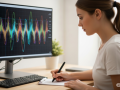 Uma imagem que mostra como a caneta inteligente de diagnóstico funciona (Fonte da imagem: imagem gerada por IA)