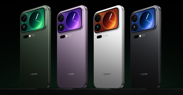 A Xiaomi oferece a série Xiaomi 17 Pro em quatro cores de lançamento. (Fonte da imagem: Xiaomi)