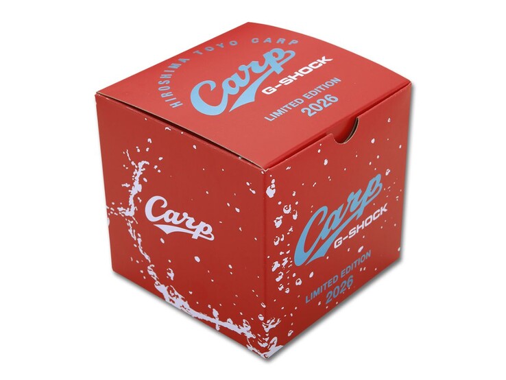 O Casio G-Shock 2026 x Hiroshima Toyo Carp GA-2100X (Fonte da imagem: loja Hiroshima Toyo Carp)