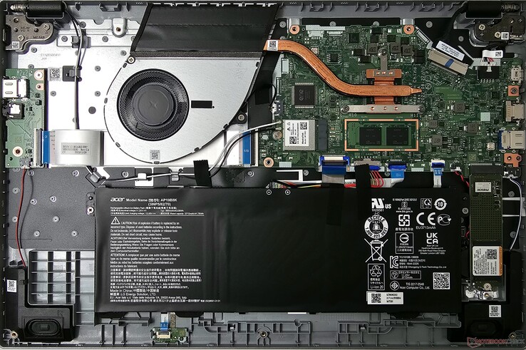 Parte interna do Acer Aspire 3