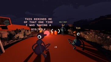 Na imagem: uma captura de tela do jogo Big Walk.