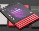 O conceito do BlackBerry Passport 2, feito em leque, mistura nostalgia com um visual elegante atual. (Fonte de imagem: LetsGoDigital/Ts Designer - editado)