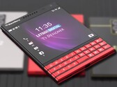 O conceito do BlackBerry Passport 2, feito em leque, mistura nostalgia com um visual elegante atual. (Fonte de imagem: LetsGoDigital/Ts Designer - editado)