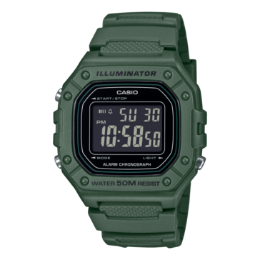 O relógio Casio W-218H-3BV. (Fonte da imagem: Casio)