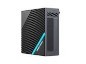 O MINISFORUM B550 pode ser usado como um mini-PC ou um PC de mesa híbrido. (Fonte de imagem: MINISFORUM)