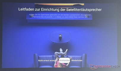 O Nebula P1 ajuda a configurar os alto-falantes