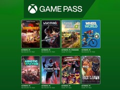 O catálogo do Xbox Game Pass é mostrado com o logotipo do Game Pass (Fonte da imagem: Xbox Wire com edições)