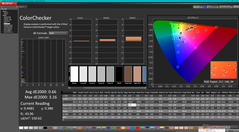 ColorChecker após a calibração