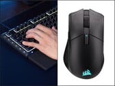 Teclado Corsair Skiff 100 Plus (à esquerda) e mouse Harpoon V2 (à direita).