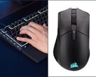 Teclado Corsair Skiff 100 Plus (à esquerda) e mouse Harpoon V2 (à direita).