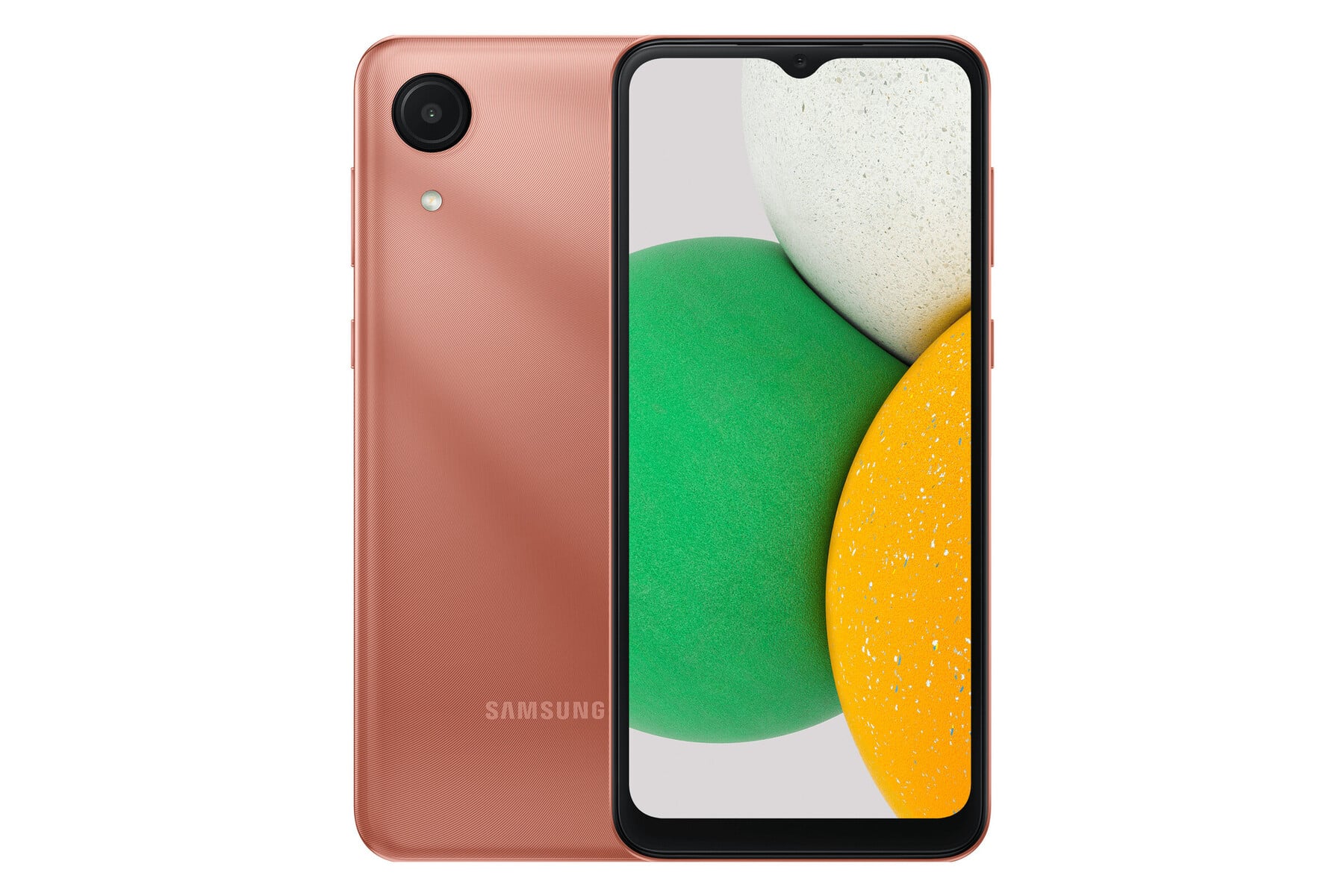 Samsung Galaxy A04 Vazamentos do núcleo em três cores com um